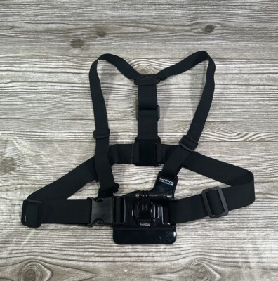 Genuine GOPRO Chesty Chest Mount Body Harness Black Angle Mount 