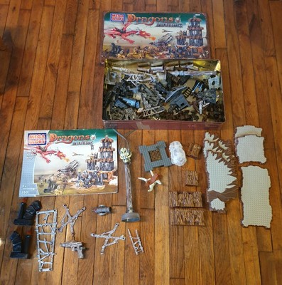 Boîte Vide Mega Bloks Dragon Iron Raiders 9650 - Pour Collection Ou Rangement, Occasion