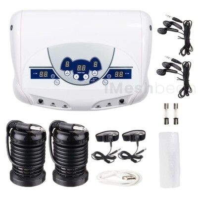 Dual-user Ionic Detox Machine Foot Bath Spa Tool LCD w/ MP3 Music Cleanse Salon