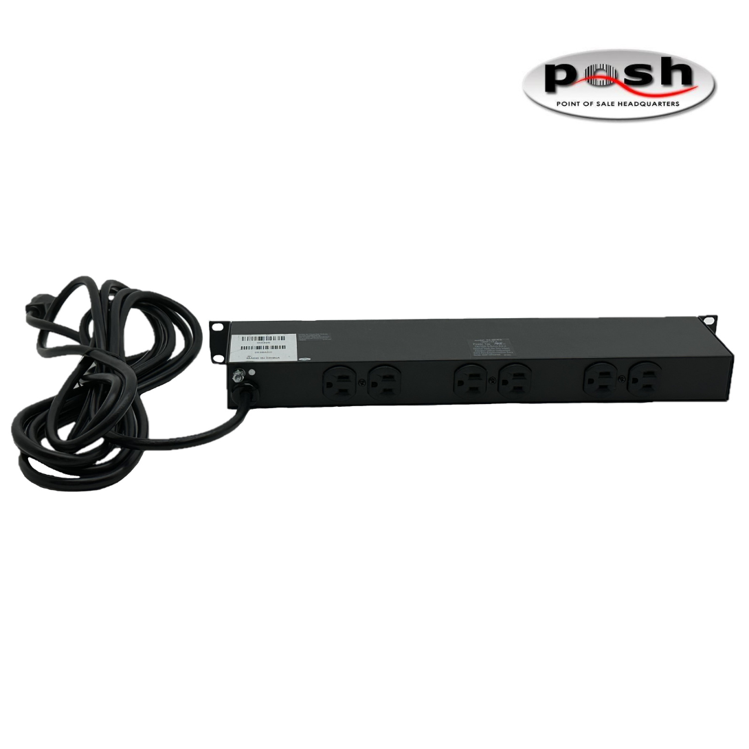 **Lot of 5** Tripp-Lite RS-0615-R Power Strip Rack-Mount Metal 120V-15R