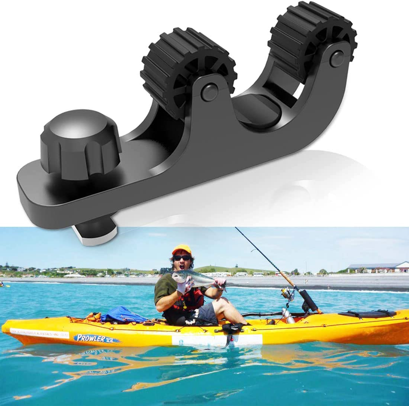 Kayak Paddle Holder Track Mount Rail Accessories Multifunctional Fishing Tool