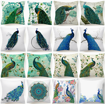 Peacock top pillow cases