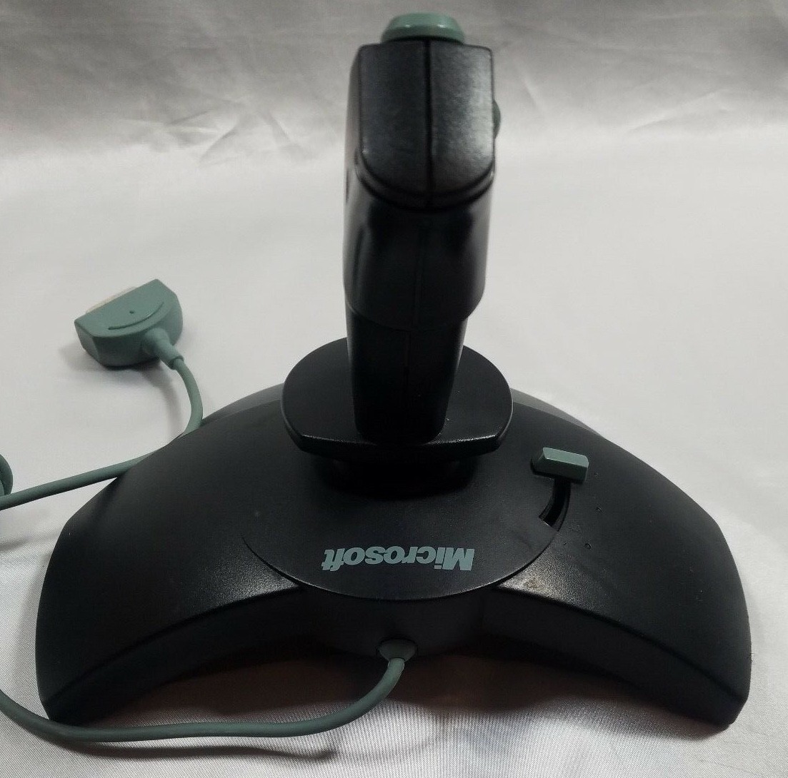 Sidewinder 3D Pro PC Gameport Joystick Flight Stick Simulator Microsoft 63545