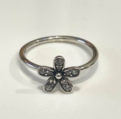 Genuine PANDORA Dazzling Daisy Flower Ring Size 56 190932CZ Brand