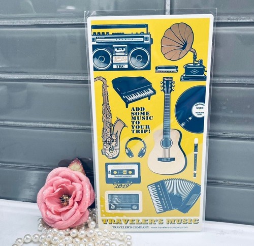 Traveler's Company for Traveler’s Notebook Music  Lover 2019 Plastic Sheet