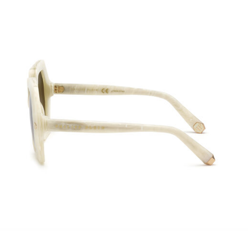 PHILIPP PLEIN PHILIPP PLEIN SPP039M-09YL MARMORIZED IVORY SUNGLASSES