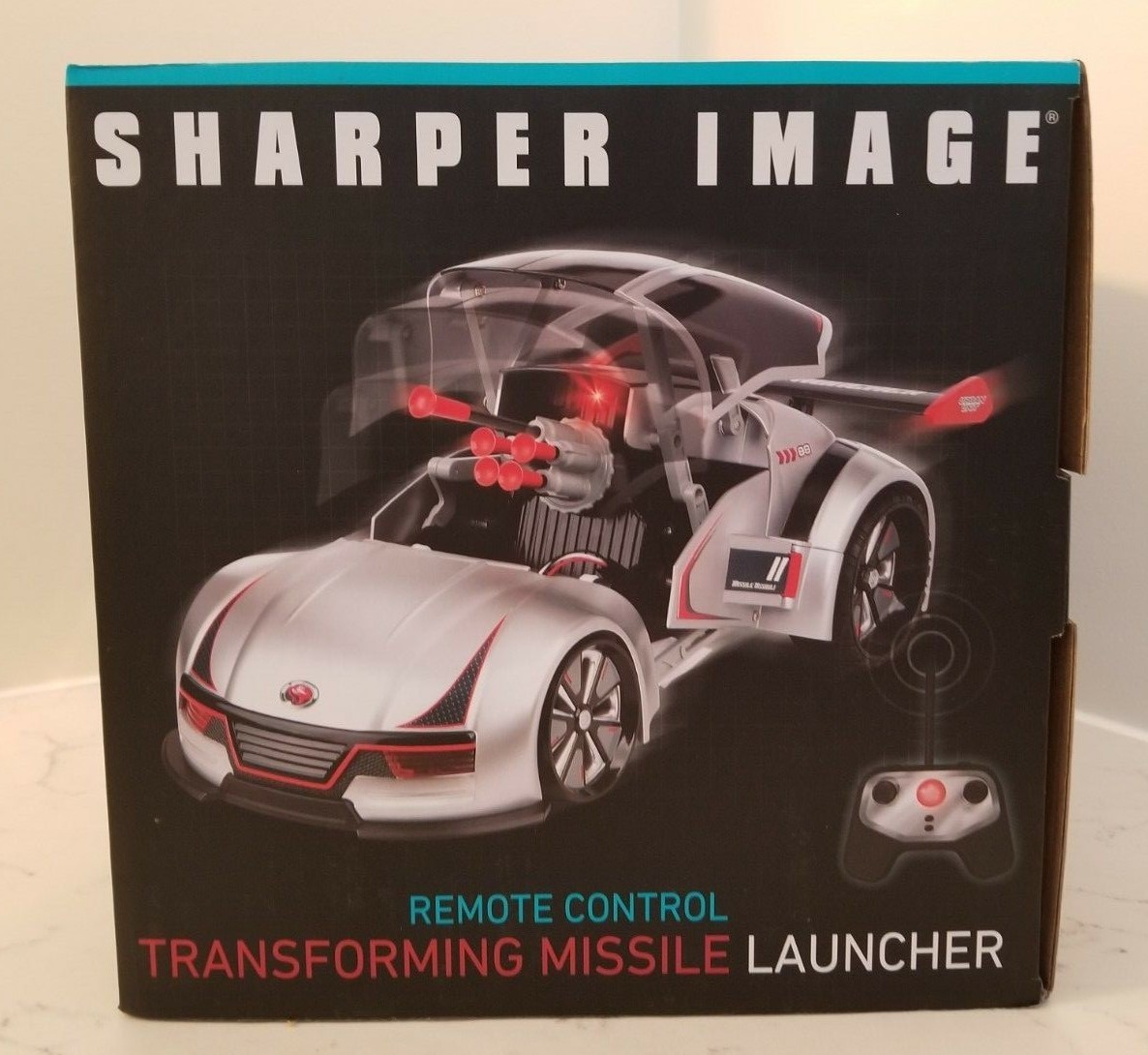 NIB Sharper Image Remote Control Transforming Missile Launcher Wireless RC