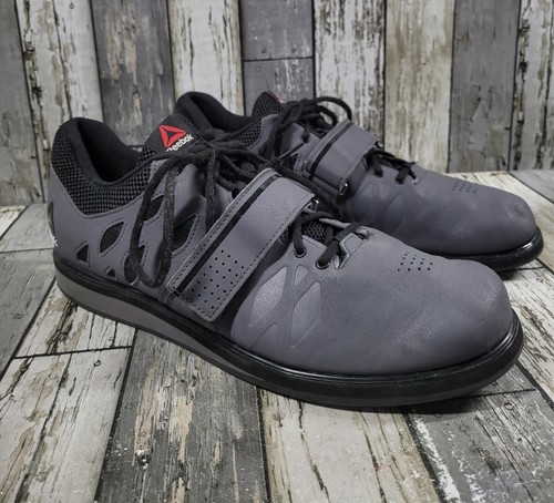 Reebok Lifter PR Crosstrainer BD2631 Mens Sz 14 Gray Black