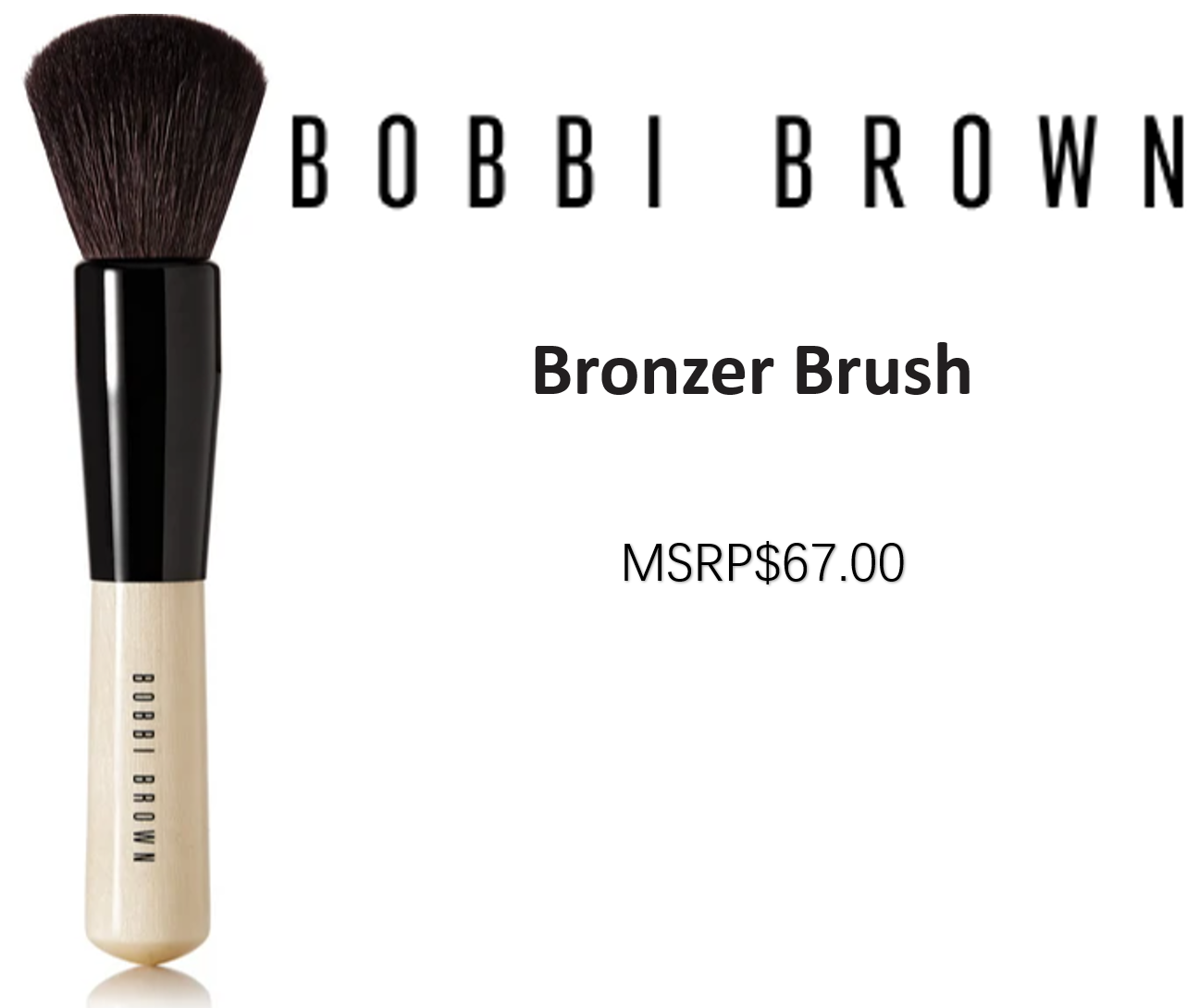 Bobbi Brown the BRONZER Brush BRAND NEW!