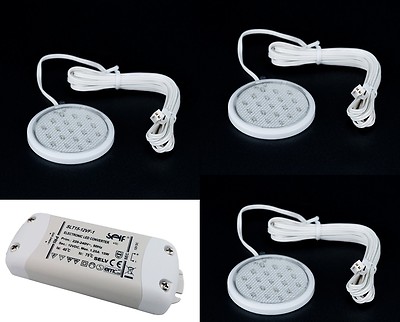 Set LED Unterbauleuchte Spot K che Vitrine Set LED Unterbauleuchte Spot K che Vitrine