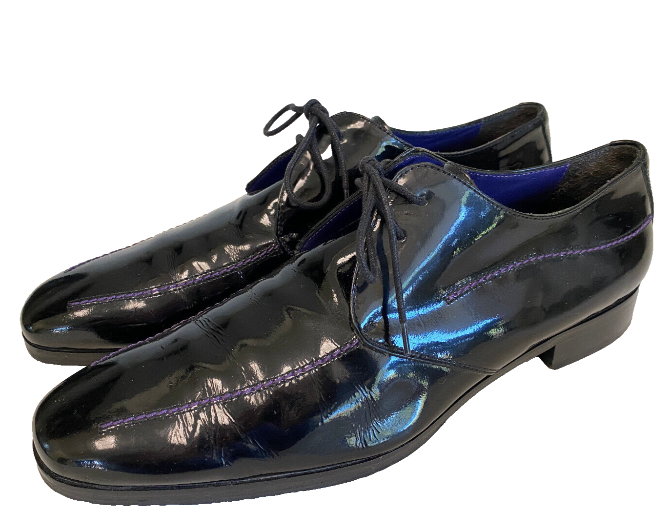 Paul Smith London Black Patent Leather Tuxedo Shoes London
