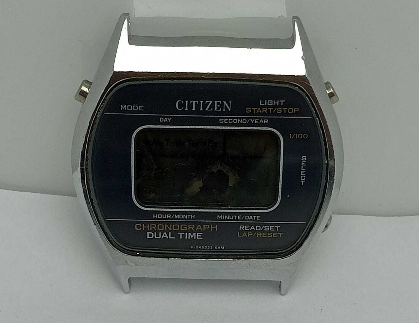 Citizen 4-060415 Quartz Digital Vintage Men's Watch For