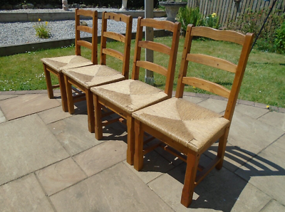 Pine ladder online back chairs