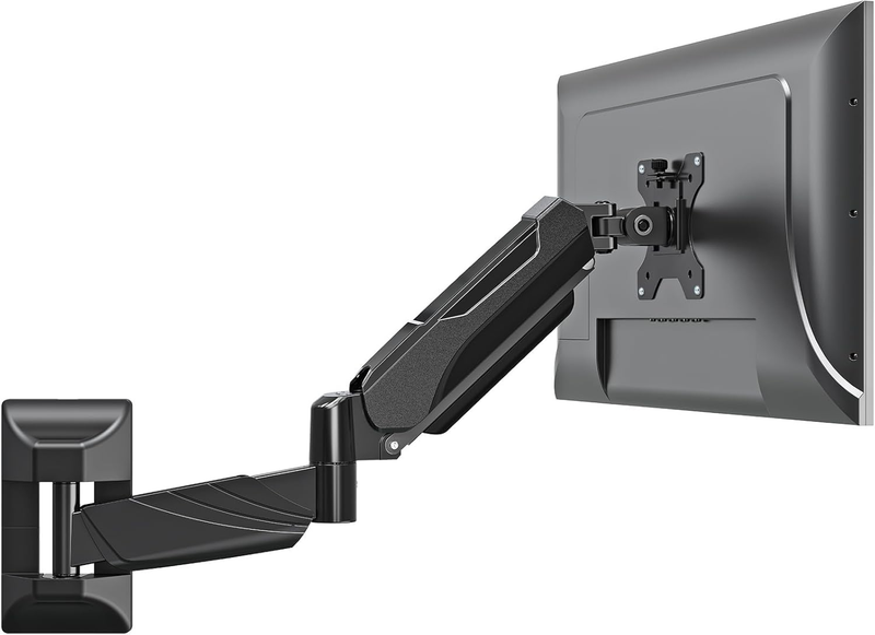 Single Monitor Wall Mount for 17-32 Inch Computer Screen, Wall Mounted Monitor H