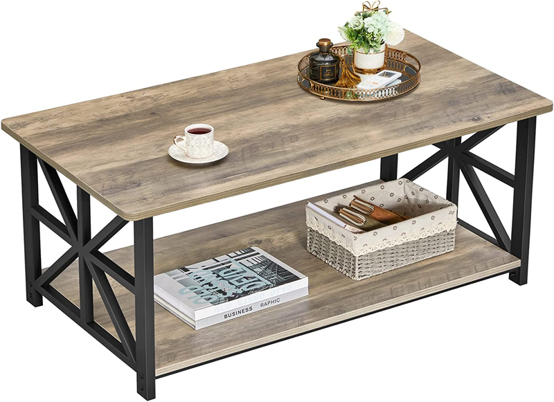Greenforest Coffee Table for Living Room with round Corners 