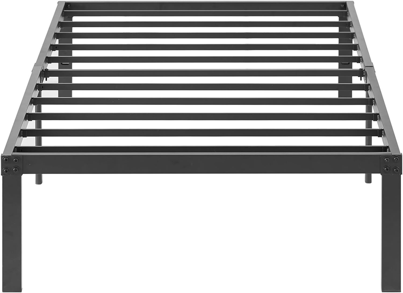 14 Inch Twin Metal Platform Bed Frame, Mattress Foundation, No Box Spring Needed