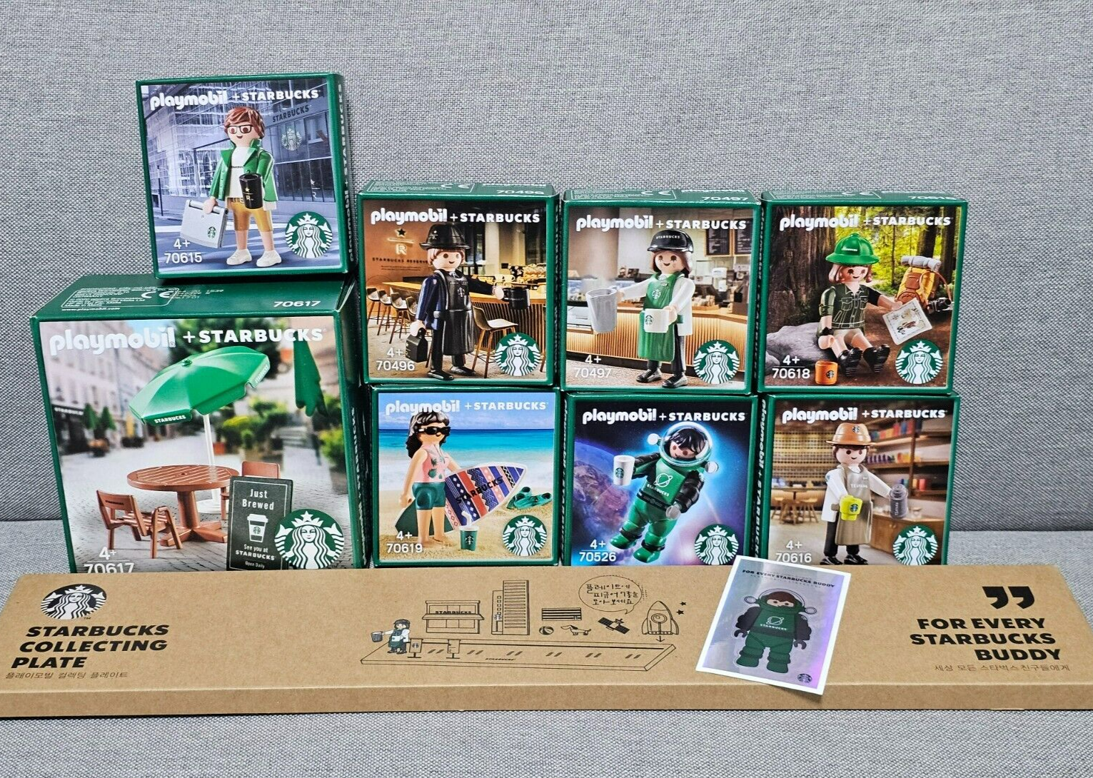 STARBUCKS KOREA Playmobil Figure 2024 MEET THE BUDDY'S