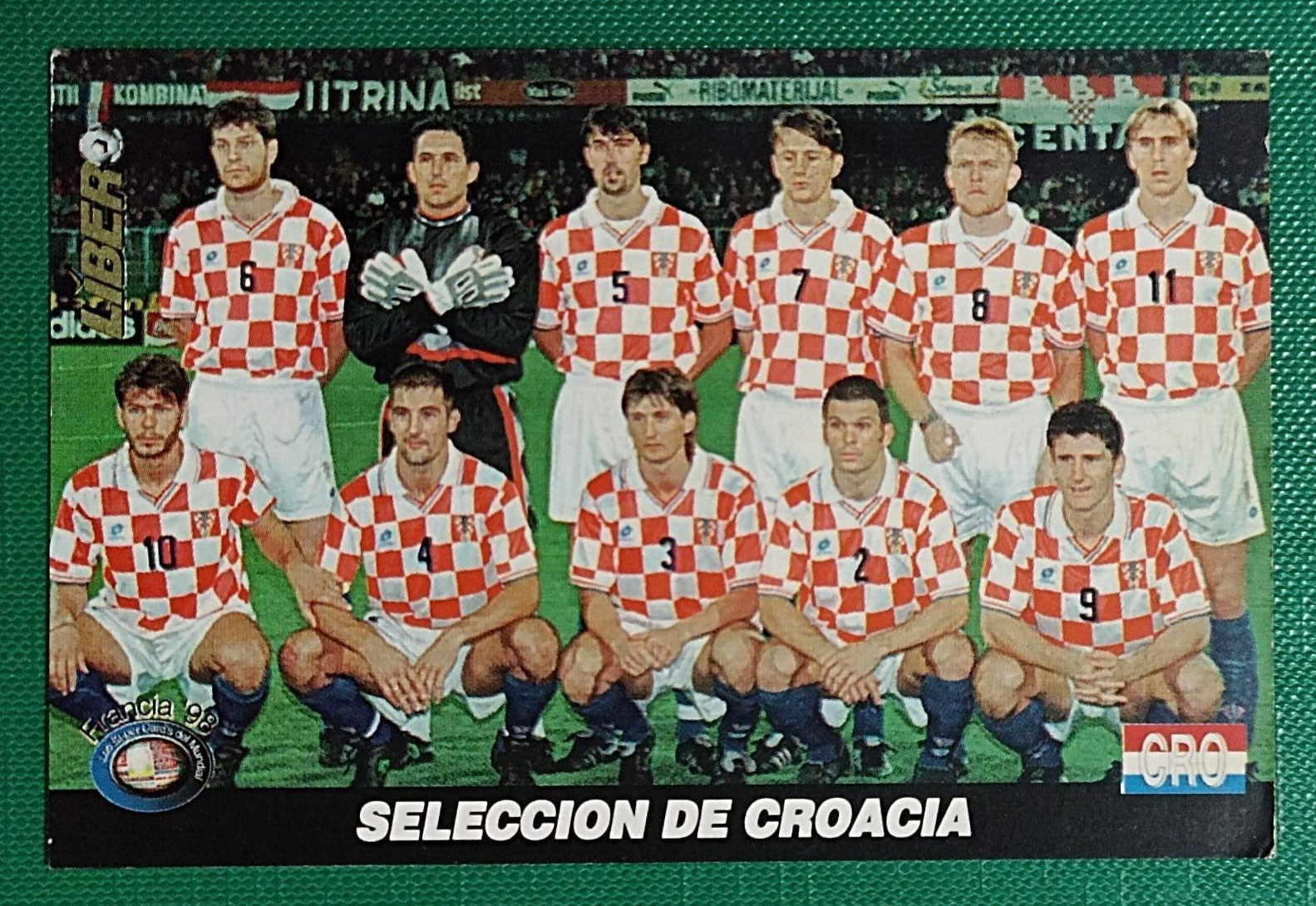 フランスワールドカップ1998カード81枚 FRANCE 98 Card #99 CROATIA TEAM, 1998 FIFA WORLD CUP TCG