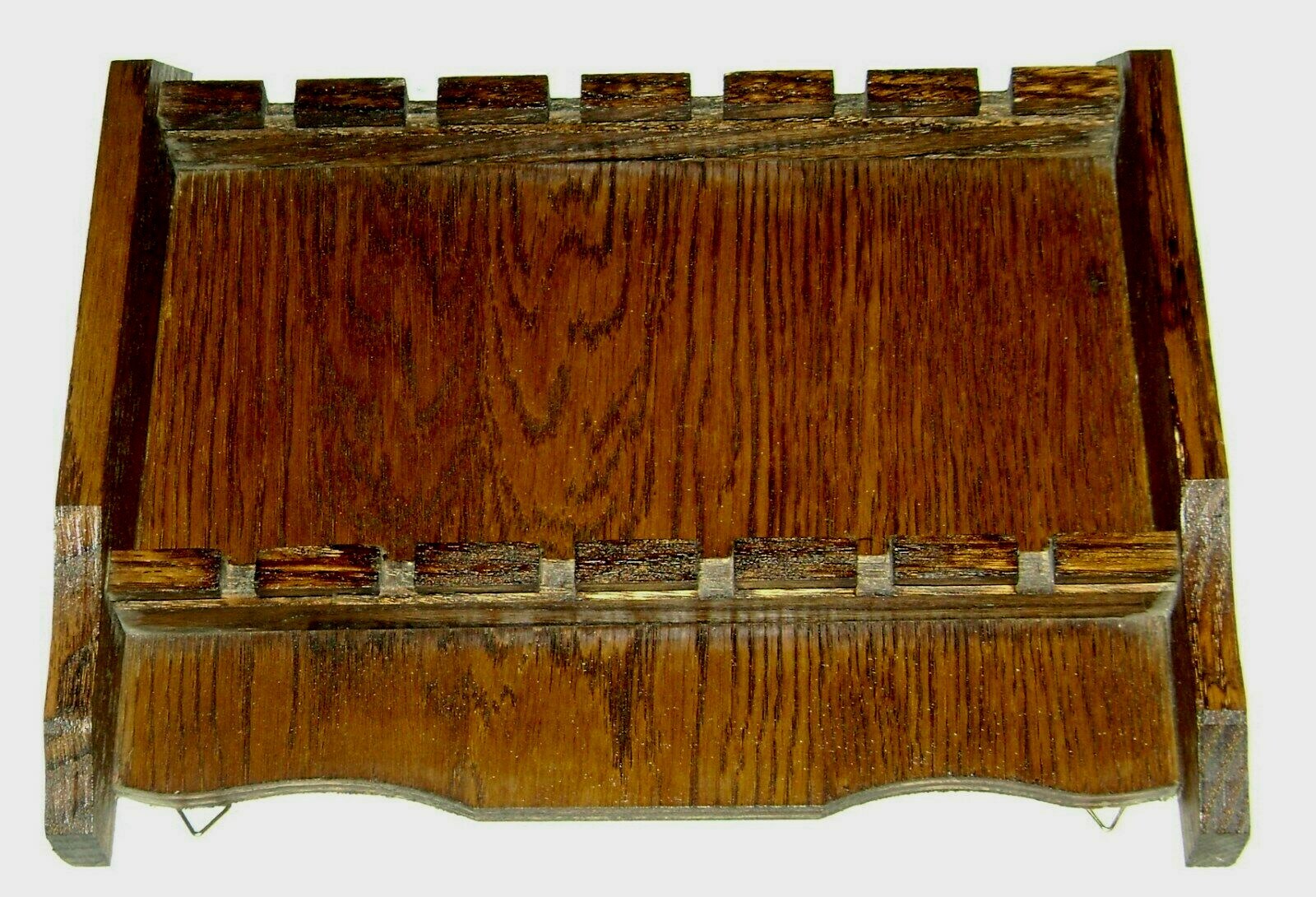 Vintage Collector Spoon Wood Display Rack 12 Slots