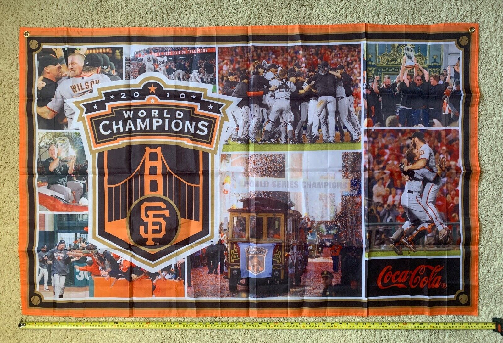 San Francisco Giants World Series 2010 Banner Poster baseball SF