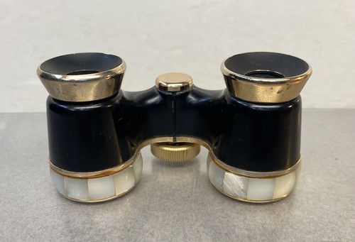 (中古品)真鍮Opera Glasses w / Mother of Pearl Inlay???4?