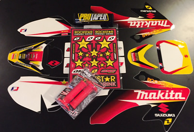 Honda Crf 50 04-21 Pit Bike Graphics Kit Free Troy Lee Grips Pro Taper Pad 