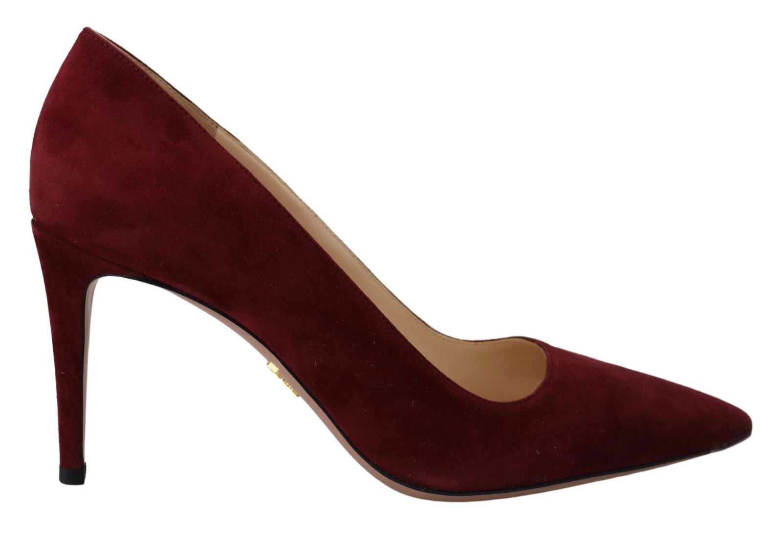 

PRADA Shoes Темно-красные замшевые туфли-лодочки на шпильке EU37 / US6,5 750usd, Красный