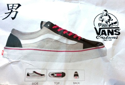 custom vans shoes uk