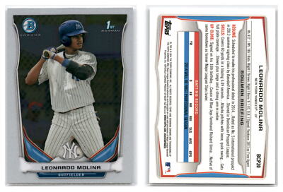 2014 Bowman Chrome Prospects #BCP20 Leonardo Molina - Yankees