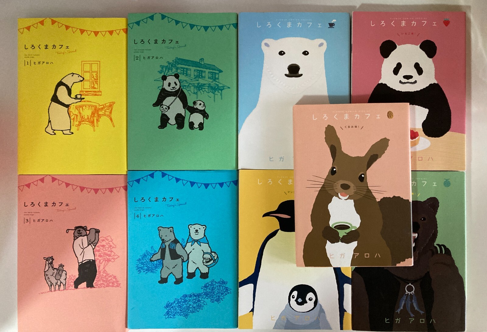 Shirokuma Cafe Vol.1-5 and Today's Special Vol.1-4 set