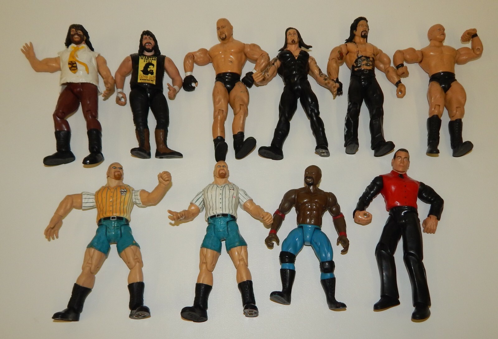 WWE ジャックス製 10体セット　ジャンク品 WWE Wrestling Classic Superstars Series 4 Hacksaw Jim Duggan
