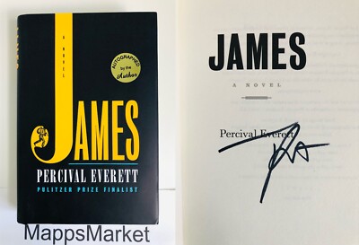 SIGNED James by Percival Everett 1st Edition HC 2024 NATIONAL BOOK AWARD WINNER