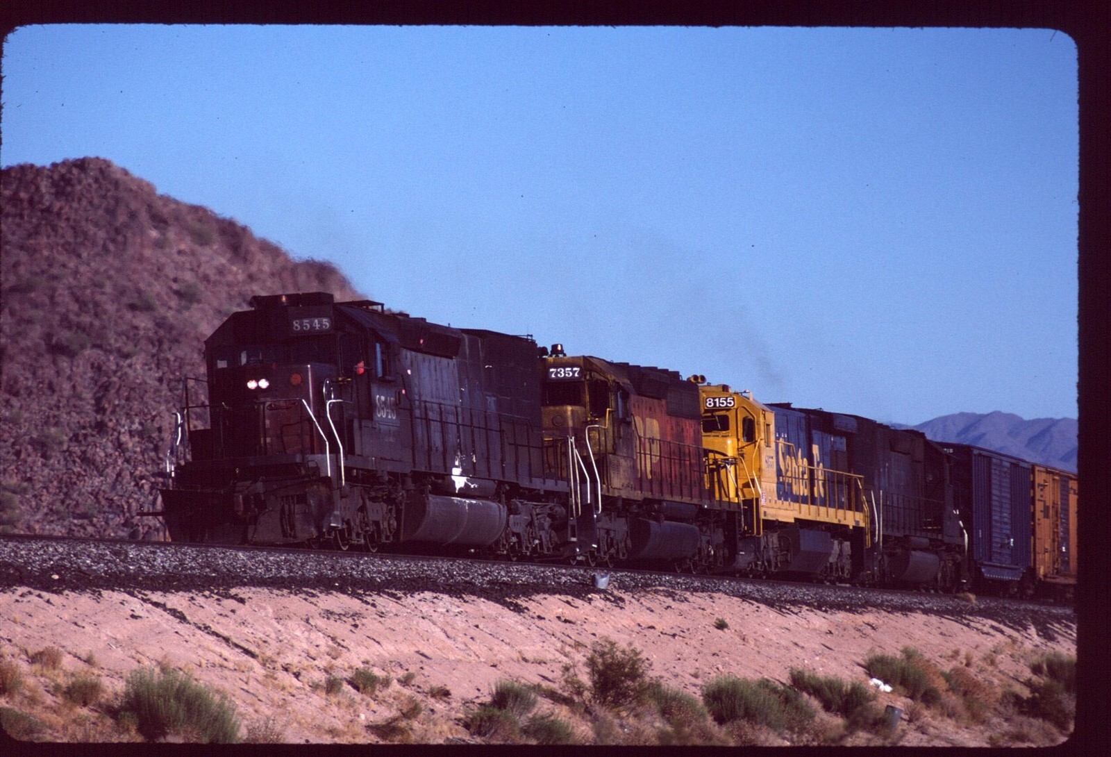 Original Rail Slide - SP Southern Pacific 8545+ Shawmut AZ 7