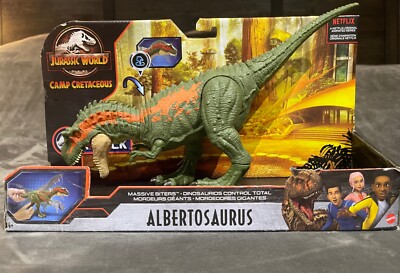 NIB Jurassic World Camp Cretaceous Primal Attack Massive Biters Albertosaurus
