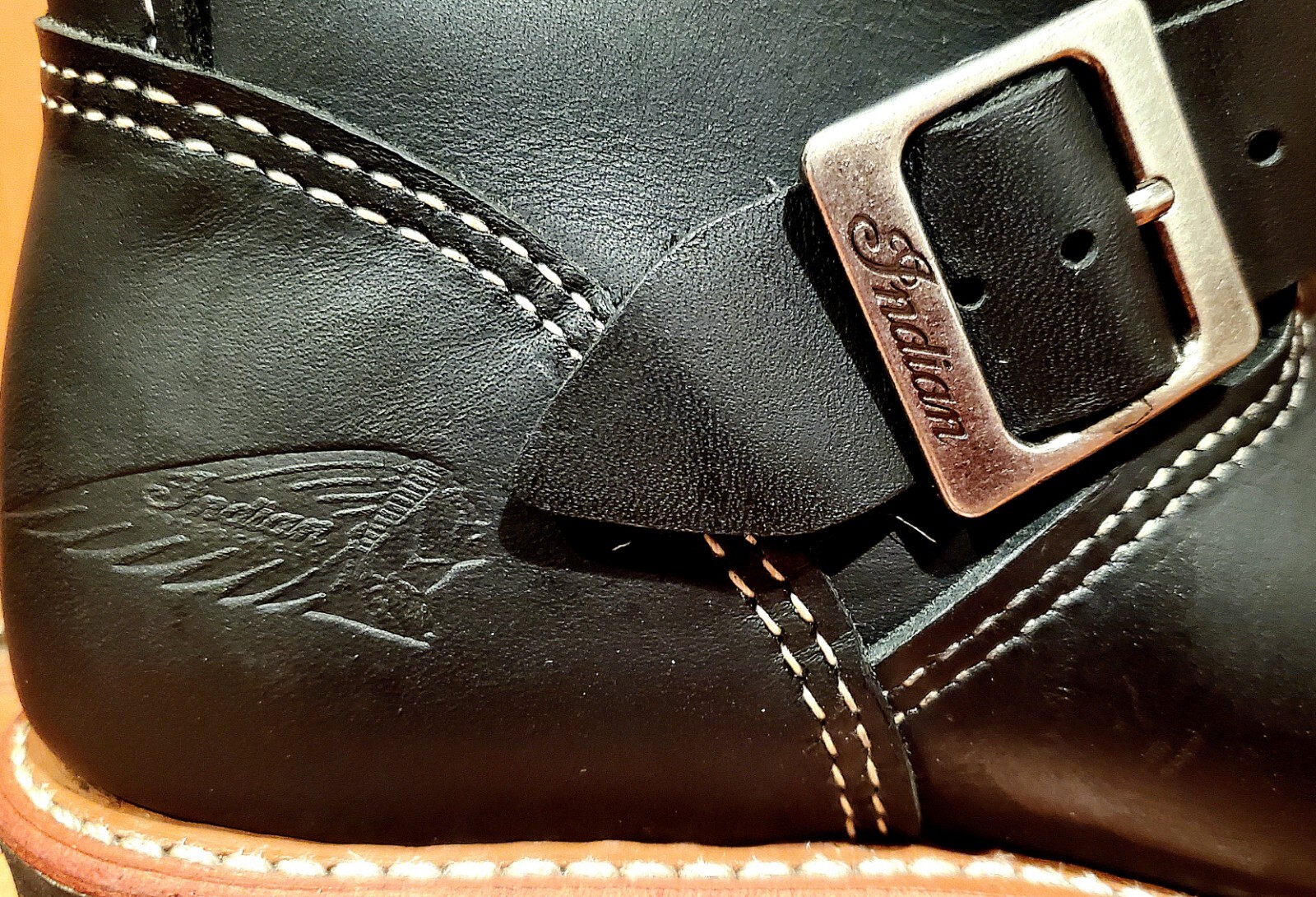 Pre-owned Red Wing Shoes Red Wing 4301 Indian Conelly Motorcycle Boots Size 5b