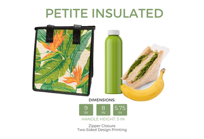 Musubi Layers Navy - Petite Insulated Lunch Bag by Tropical Paper Garden