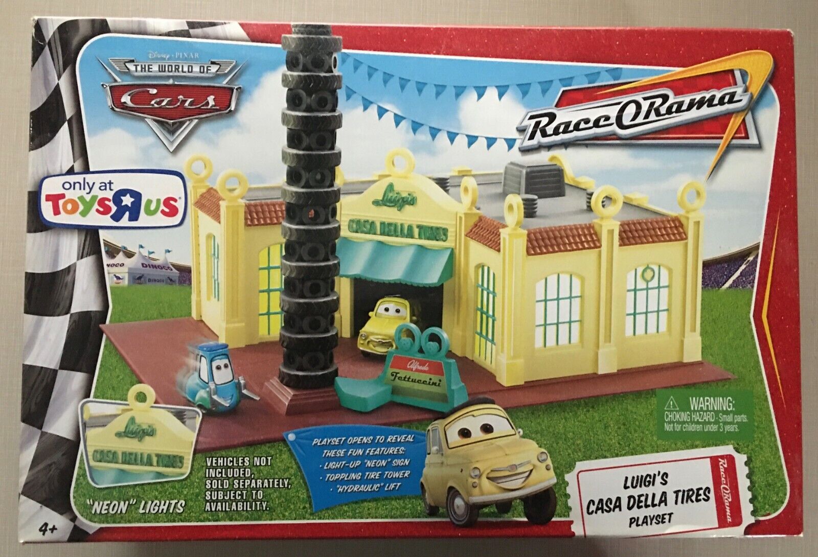 Disney Pixar Cars Luigi's Casa Della Tires Playset Toys-R-Us Disney Pixar Cars Luigi's Casa Della Tires Playset Toys-R-Us