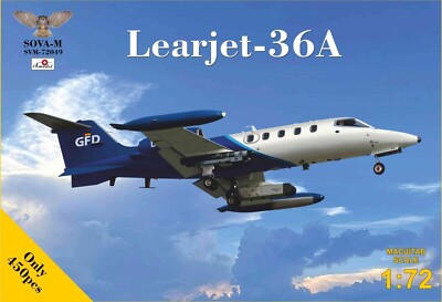 1/72 Sova M 72049 Learjet-36A with Experimental Radar Pod (in GFD service)