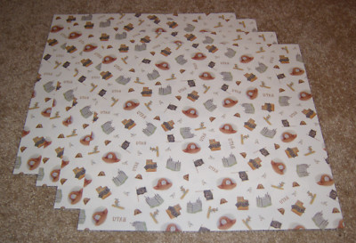 Pixie Press Single Sided Papers (4)  ~ Utah.