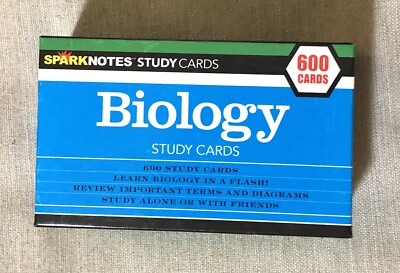 Sparknotes Study Cards Biology Study Cards 600