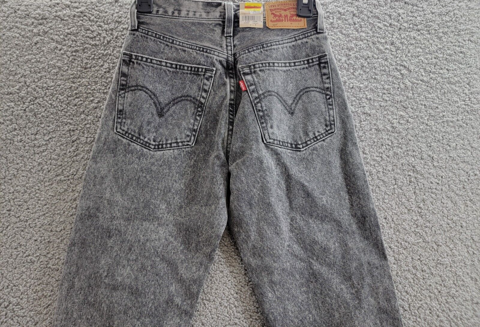 Levi's 501® Cropped Straight-Leg High Rise Jeans Women's 24 x 26 Sophisticated - Picture 12 of 16