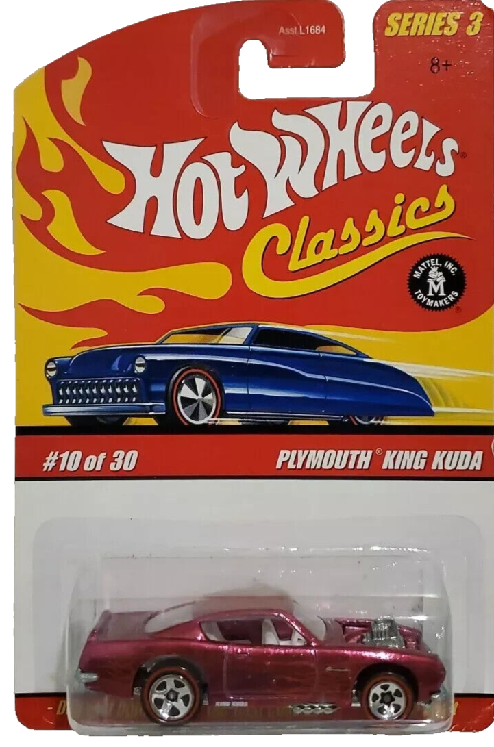 ミニカー Hot Wheels KING KUDA 2024 Hot wheels Basic Mainline # Plymouth Barracuda King