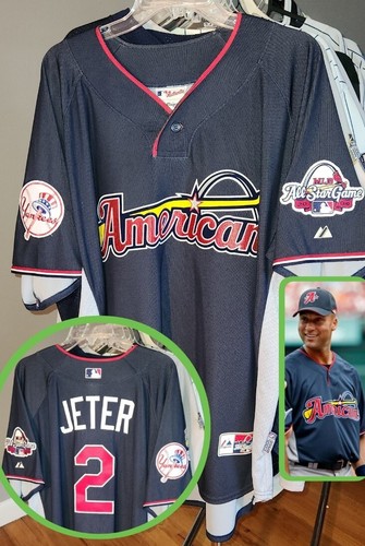 WOW* New York YANKEES JETER All Star 2009 Jersey Men XL