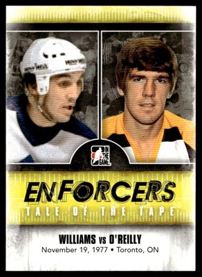 2011-12 In The Game Enforcers Tiger Williams/Terry O'Reilly #49
