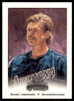 2002 Donruss Diamond Kings #45 Randy Johnson Arizona Diamondbacks