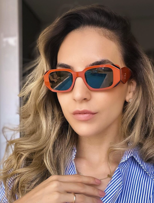 Prada red sunglasses 2025