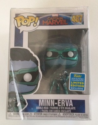Funko POP! Marvel Captain Marvel #487 Minn-Erva SDCC Exclusive 2019
