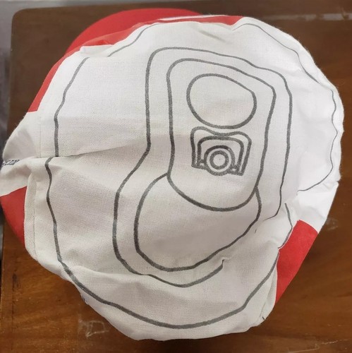 Vtg RARE Budweiser Beer Oversize Painters Hat Paint Cap Anheuser-Busch