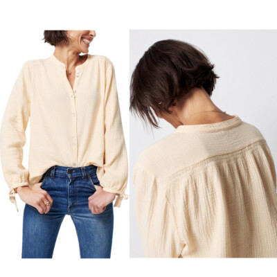 Faherty Everleigh Dream Organic Cotton Gauze Shirt Sz XXL=20 (16W)