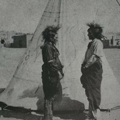 Sioux American Indian 1978 Reprint Stereoview 1894 Oceti Sakowin Indigenous P430